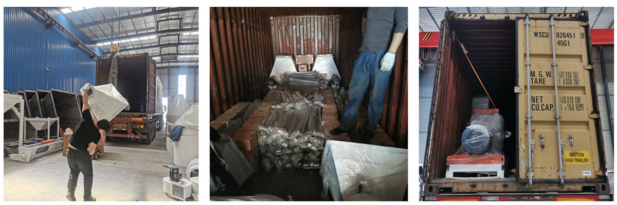 2套SZLH320顆粒機(jī)，料倉(cāng)，輸送機(jī)和配件已發(fā)送到烏茲別克斯坦